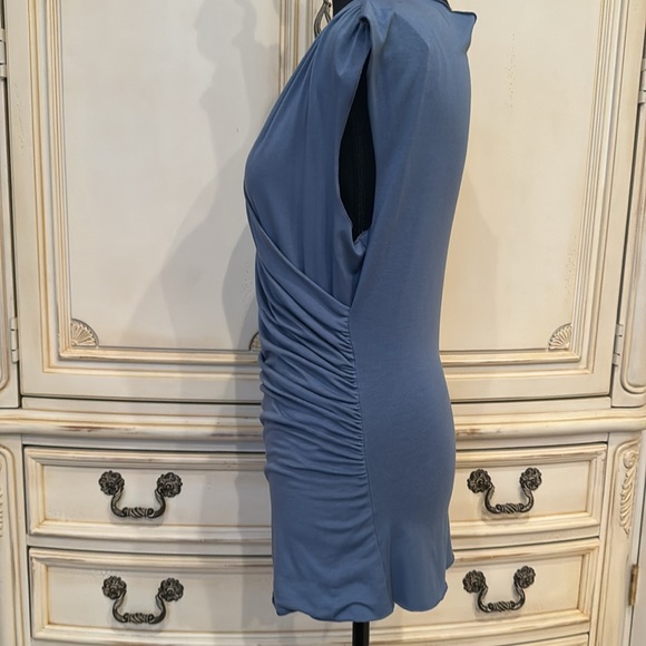 Blue gray blouse - Picture 3 of 6